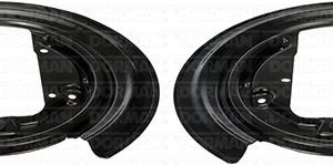 Dorman Brake Backing Plate, OE Solutions™, 320 Millimeter Outside Diameter, Steel, Black, Set of 2 – 947-011