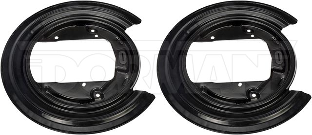 Dorman Brake Backing Plate, OE Solutions™, 320 Millimeter Outside Diameter, Steel, Black, Set of 2 – 947-011