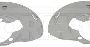 Dorman Brake Dust Shield, OE Solutions™, 321 Millimeter Outside Diameter, Steel, Gray, Set of 2 – 947-018