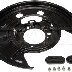 Dorman Brake Dust Shield, OE Solutions™, 323 Millimeter Outside Diameter, Steel, Set of 2, With 2 Brake Dust Shields/ 2 Boots/ 2 Plugs – 947-021