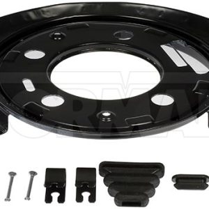 Dorman Brake Backing Plate, OE Solutions ™, Steel, 354.5 Millimeter Outside Diameter, Single, With Boots/ Seals/ Pins/ Spring Clips – 947-036