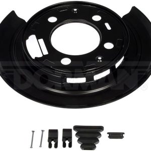 Dorman Brake Backing Plate, OE Solutions ™, Steel, 354.5 Millimeter Outside Diameter, Single, With Boots/ Seals/ Pins/ Spring Clips – 947-036