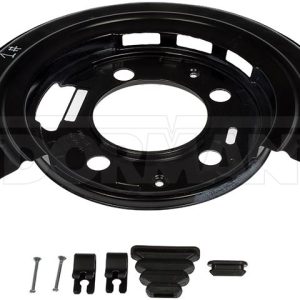 Dorman Brake Backing Plate, OE Solutions ™, Steel, 354.5 Millimeter Outside Diameter, Single, With Boots/ Seals/ Pins/ Spring Clips – 947-036