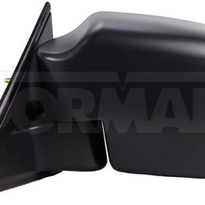 Dorman Exterior Mirror, Single, Black, Power, Foldaway, With Heated Mirrors, Without Turn Signal Indicators, Without Auto Dim – 955-072