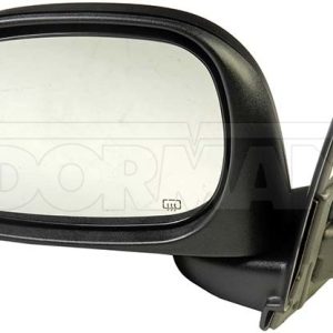 Dorman Exterior Mirror, Single, Black, Power, Foldaway, With Heated Mirrors, Without Turn Signal Indicators – 955-1377