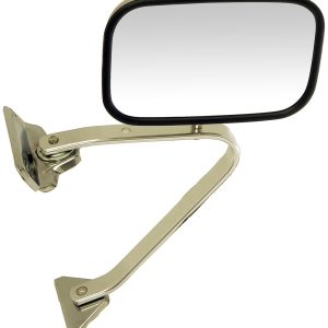 Dorman Exterior Mirror, Single, Chrome, Manual, Non-Foldaway, Without Heated Mirrors, Without Turn Signal Indicators – 955-180