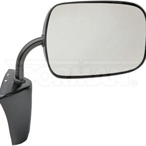 Dorman Exterior Mirror, Single, Black, Manual, Foldaway, Without Heated Mirrors, Without Turn Signal Indicators – 955-1806