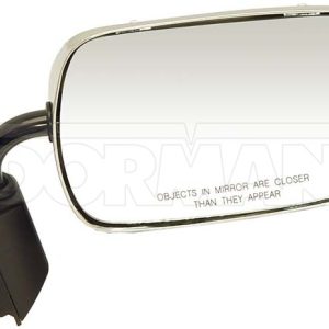 Dorman Exterior Mirror, Single, Black/ Chrome, Manual, Foldaway, Without Heated Mirrors, Without Turn Signal Indicator – 955-188