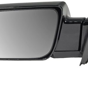 Dorman Exterior Mirror, Single, Black, Power, Foldaway, Without Heated Mirrors, Without Turn Signal Indicators – 955-191