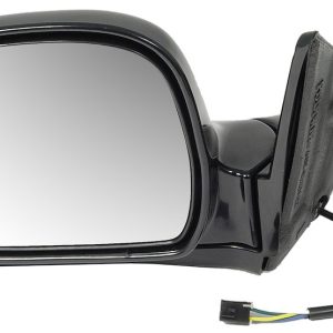 Dorman Exterior Mirror, Single, Black, Power, Foldaway, Without Heated Mirrors, Without Turn Signal Indicators – 955-301