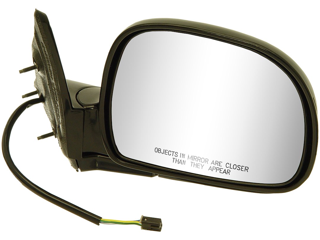 Dorman Exterior Mirror, Single, Black, Power, Foldaway, Without Heated Mirrors, Without Turn Signal Indicators – 955-302