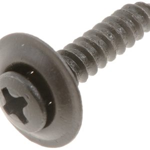 Dorman Screw, Autograde ™, Trim Panel, #10X 1 Inch Length, Sems Head, Steel, Black, Pack of 5 – 961-201