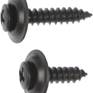 Dorman Screw, Autograde™, Trim Panel, #10 X 3/4 Inch Length, Sems Head, Steel, Black, Pack of 10 – 961-210