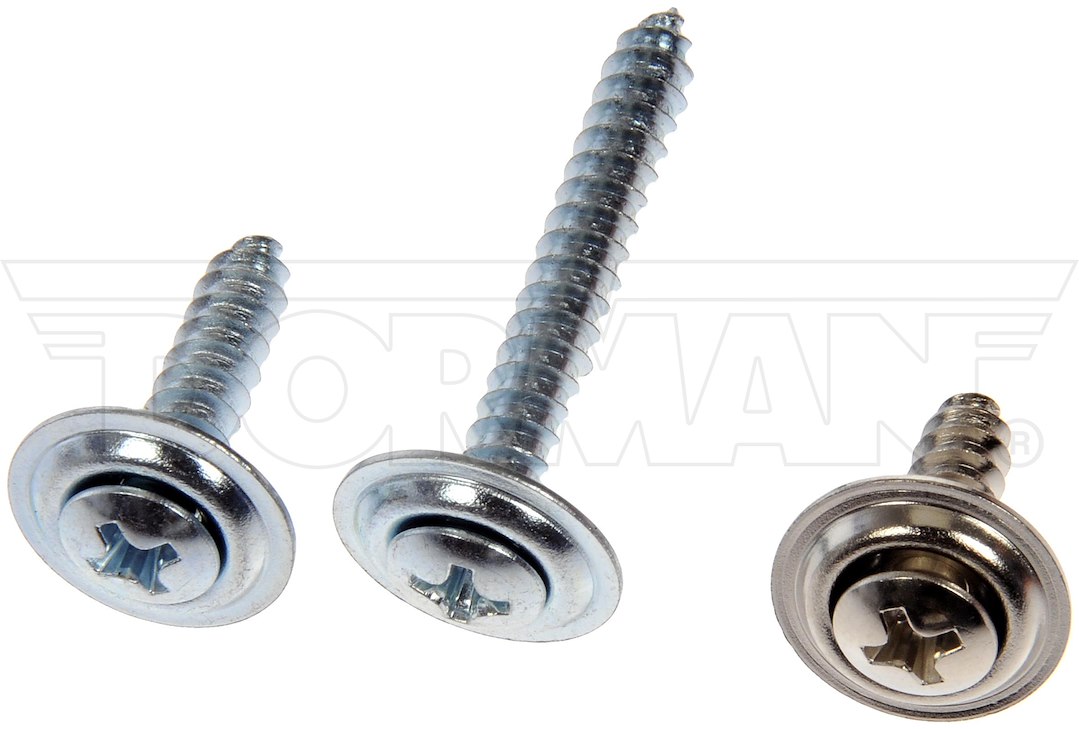 Dorman Screw, OE Solutions ™, Trim Screw, 5/8 Inch/ 3/4 Inch/ 1 Inch and 1-1/4 Inch Length, Steel, Pack of 12 – 961-225D