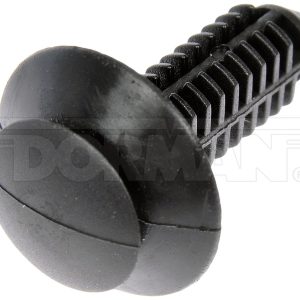 Dorman Rivet, OE Solutions ™, Trim Retainer for Ford and GM, 1.2 Inch Length, 0.755 Inch Outside Diameter, Black, Plastic, Pack of 2 – 961-361D