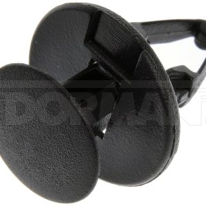 Dorman Rivet, OE Solutions ™, Bumper Fender Retainer for Ford and GM Models, 1.31 Inch Length, Black, Plastic, Pack of 2 – 961-366D