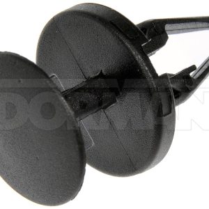 Dorman Rivet, OE Solutions ™, Molding Retainer for Chrysler and GM Models, Push Rivet, 1.18 Inch Length, Black, Plastic, Pack of 2 – 961-369D