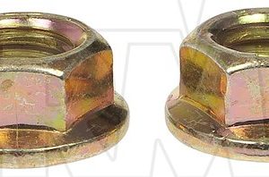 Dorman Nut, OE Solutions ™, Flanged Nut, 3/8-16 Inch Thread Size, Zinc Plated, Steel, Pack of 4 – 962-012D