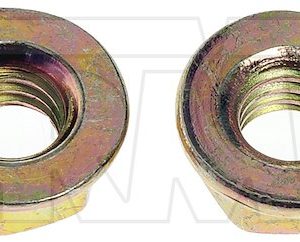 Dorman Nut, OE Solutions ™, Flanged Nut, 3/8-16 Inch Thread Size, Zinc Plated, Steel, Pack of 4 – 962-012D