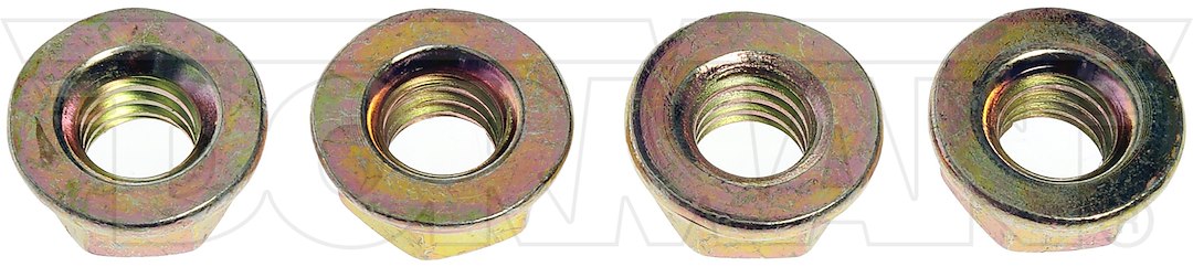 Dorman Nut, OE Solutions ™, Flanged Nut, 3/8-16 Inch Thread Size, Zinc Plated, Steel, Pack of 4 – 962-012D
