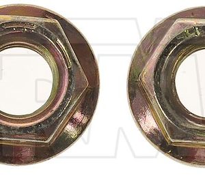Dorman Nut, OE Solutions ™, Flanged Nut, 3/8-16 Inch Thread Size, Zinc Plated, Steel, Pack of 4 – 962-012D