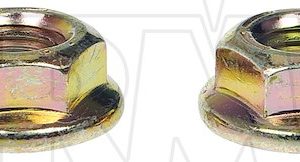 Dorman Nut, OE Solutions ™, Flanged Nut, 5/16-24 Inch Thread Size, Zinc Plated, Steel, Pack of 4 – 962-016