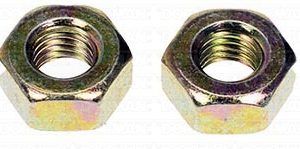 Dorman Nut, OE Solutions™, Hex Nut, 1/4-28 Thread Size, Steel, Pack of 4 – 962-810D