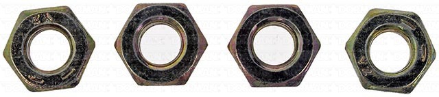 Dorman Nut, OE Solutions™, Hex Nut, 1/4-28 Thread Size, Steel, Pack of 4 – 962-810D