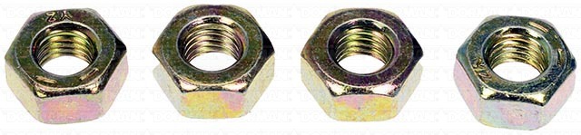 Dorman Nut, OE Solutions™, Hex Nut, 1/4-28 Thread Size, Steel, Pack of 4 – 962-810D