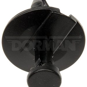Dorman Rivet, Push-Pull, Splash Shield/ Fascia Rivet, 1 Inch Head Diameter X 1 Inch Overall Length, Black, Nylon, Pack of 2 – 963-094D