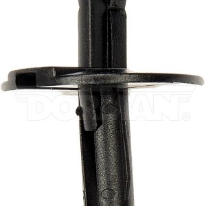 Dorman Rivet, Push-Pull, Splash Shield/ Fascia Rivet, 1 Inch Head Diameter X 1 Inch Overall Length, Black, Nylon, Pack of 2 – 963-094D