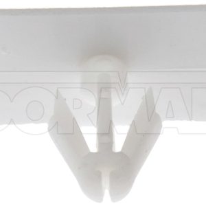 Dorman Molding Clip, OE Solutions ™, For Use with General Motors Models, 0.45 Inch Length, White, Plastic, Pack of 2 – 963-215D