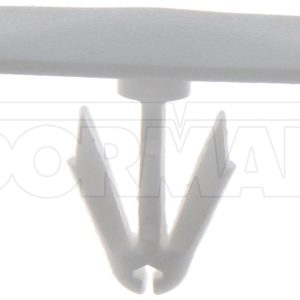 Dorman Molding Clip, OE Solutions ™, For Use with General Motors Models, 0.45 Inch Length, White, Plastic, Pack of 2 – 963-215D
