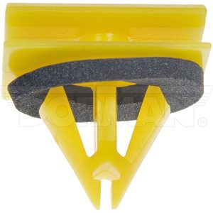 Dorman Molding Clip, OE Solutions ™, For Use with General Motors Models, 0.8 Inch Length, Yellow, Plastic, Pack of 2 – 963-217D