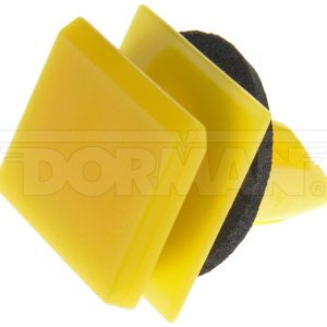 Dorman Molding Clip, OE Solutions ™, For Use with General Motors Models, 0.8 Inch Length, Yellow, Plastic, Pack of 2 – 963-217D
