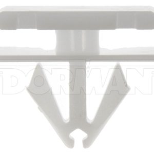 Dorman Molding Clip, OE Solutions ™, 0.64 Inch Length, White, Plastic, Pack of 2 – 963-220D