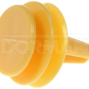 Dorman Interior Panel Retainer, OE Solutions ™, 0.92 Inch Length, Yellow, Plastic, Pack of 2 – 963-221D