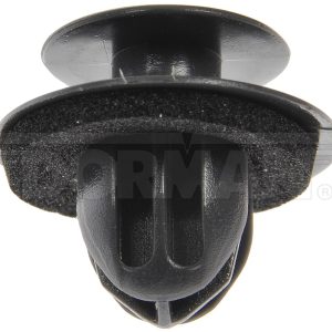 Dorman Molding Clip, OE Solutions ™, 0.61 Inch Length, Black, Plastic, Pack of 2 – 963-510D