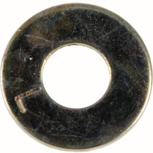 Dorman Washer, Autograde ™, Round Hole Shape, Steel, 0.19 Inch Inside Diameter, Yellow Zinc-Plated, Pack of 8 – 965-008