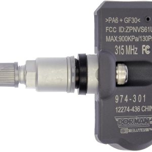 Dorman Tire Pressure Monitoring System – TPMS Sensor, OE Solutions™, Sensor Only, 315 Mhz, Single – 974-301
