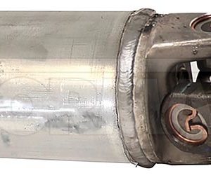 Dorman Drive Shaft, OE Solutions™, 87.34 Inch Length, Slip Yoke, One Piece, Aluminum, 5 Inch Diameter, With Universal Joints – 976-553