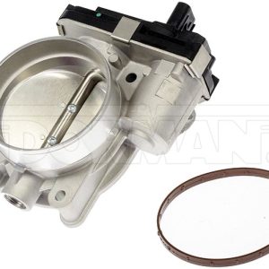 Dorman Throttle Body, OE Solutions™, 3.54 Inch Inlet Diameter X 3.14 Inch Outlet Diameter, With Throttle Position Sensor, Natural, Aluminum – 977-375