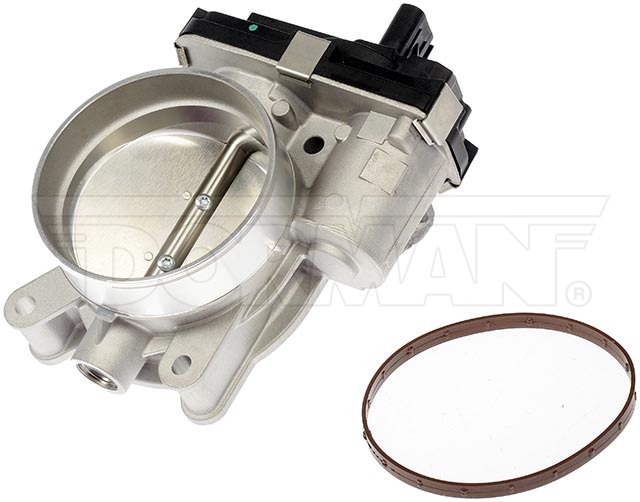 Dorman Throttle Body, OE Solutions™, 3.54 Inch Inlet Diameter X 3.14 Inch Outlet Diameter, With Throttle Position Sensor, Natural, Aluminum – 977-375