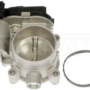 Dorman Throttle Body, OE Solutions™, 2.57 Inch Inlet Diameter X 2-1/2 Inch Outlet Diameter, With Throttle Position Sensor, Natural, Aluminum – 977-901
