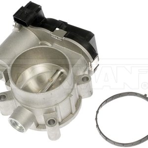 Dorman Throttle Body, OE Solutions™, 2.57 Inch Inlet Diameter X 2-1/2 Inch Outlet Diameter, With Throttle Position Sensor, Natural, Aluminum – 977-901