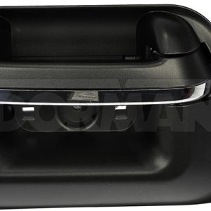 Dorman Interior Door Handle, Black, Plastic, With Chrome Insert, Single, Boxed – 97970