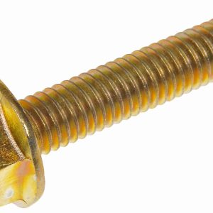 Dorman Bolt, Autograde™, Metric Bolt, M6-1.0 Inch Thread Size, 30 Millimeter Under Head Length, Hex Style Head, Yellow/Zinc-Plated, Steel – 980-230