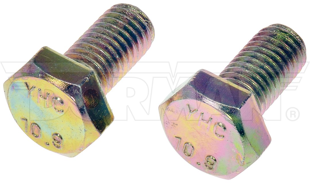 Dorman Bolt, Autograde™, M10-1.50 Thread Size, 20 Millimeter Length, Hex Head, Zinc Plated, Steel, Pack of 4, Clamshell Package – 981-520D