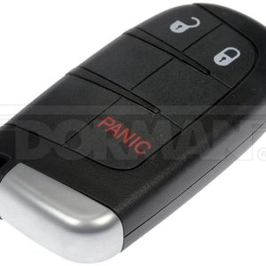 Dorman Key Fob, OE Solutions™, Locks/ Unlocks/ Panic, With 3 Black Buttons, With Batteries/ Uncut Key Blade and Fcc/Ic Warning – 99086ST