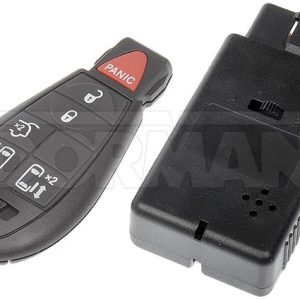 Dorman Key Fob, 6 Button, Black, With Batteries, Single – 99365